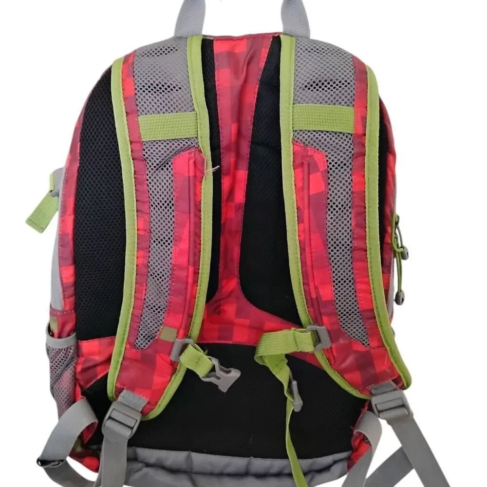 Lands End Kids Abstract Red Backpack